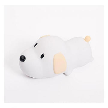 USB Rechargeable enfants Soft Silicone Puppy LED lampe